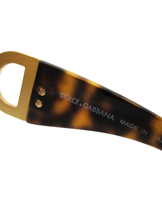 Dolce & Gabbana Sunglasses 60 DG Logo Stone Decoration Tortoiseshell Eyewear main image 10